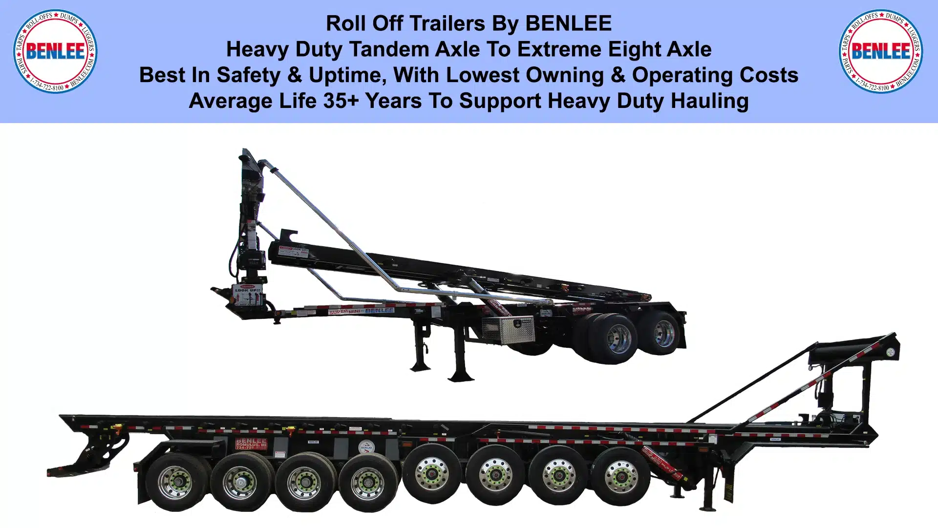 Roll Off Trailers by BENLEE